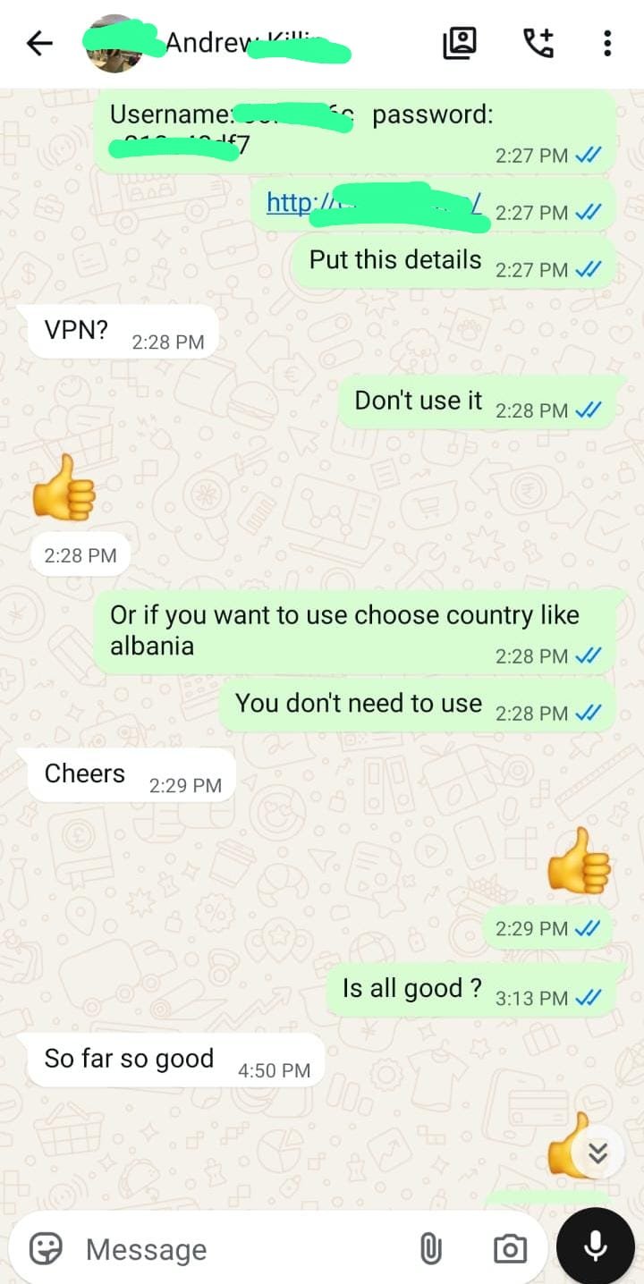Customer review screenshot